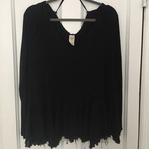 Free People Long Sleeve Jersey Top